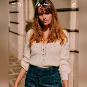 Sezane Moira Jumper (Ecru)